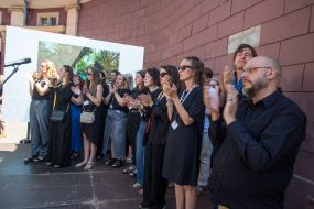 Farewell ceremony with Alexander Roitburd