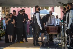 Farewell ceremony with Alexander Roitburd