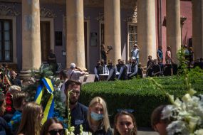 Farewell ceremony with Alexander Roitburd