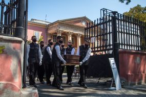 Farewell ceremony with Alexander Roitburd