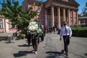 Farewell ceremony with Alexander Roitburd