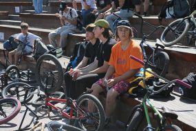 Participants of the youth festival