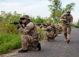 Fighters of the "Right Sector"