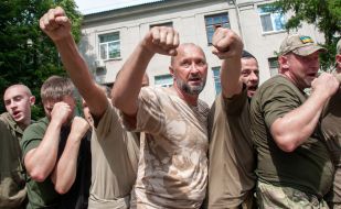 Fighters of the "Right Sector"