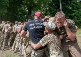 Fighters of the "Right Sector"