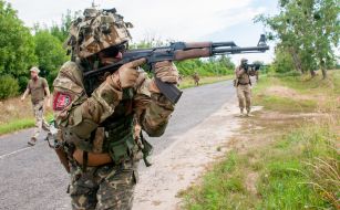 Fighters of the "Right Sector"