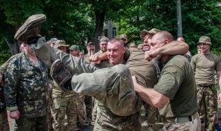 Fighters of the "Right Sector"