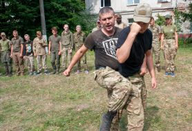 Fighters of the "Right Sector"