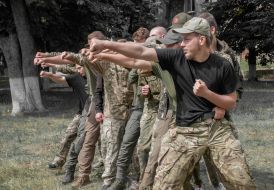 Fighters of the "Right Sector"