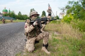 Fighters of the "Right Sector"