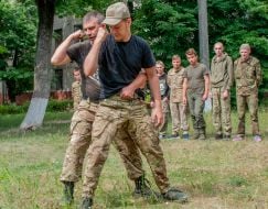 Fighters of the "Right Sector"