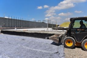 Arrangement of the territory near the Museum of the History of the Zaporozhian Cossacks