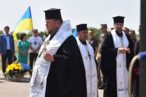 Priests during prayer