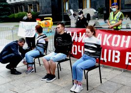 Participants of the action "Waiting is killing"