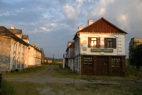 One of the locations of the film studio in Nizhilovichi village