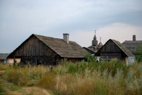One of the locations of the film studio in Nizhilovichi village