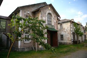 One of the locations of the film studio in Nizhilovichi village