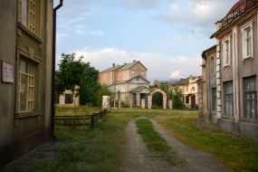 One of the locations of the film studio in Nizhilovichi village
