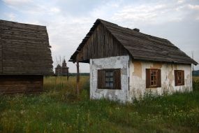One of the locations of the film studio in Nizhilovichi village