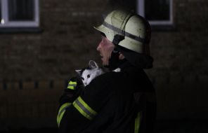 Fire in a 5-storey residential building in Brovary (Kiev region)