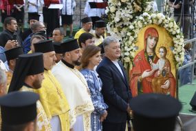 Petro Poroshenko with his wife Marina