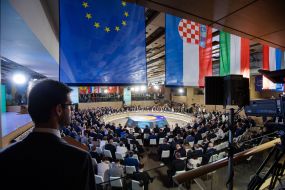 Participants of the inaugural summit of the Crimean platform