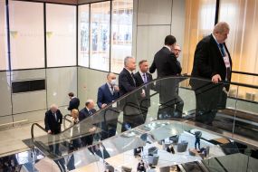 Participants of the inaugural summit of the Crimean platform