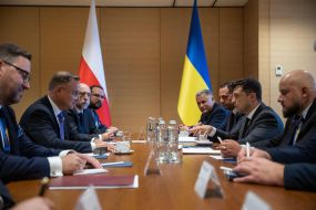 Andrzej Duda and Volodymyr Zelensky