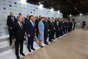 Participants of the inaugural summit of the Crimean platform