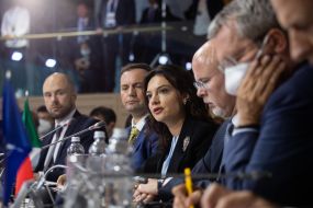 Participants of the inaugural summit of the Crimean platform