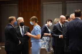 Participants of the inaugural summit of the Crimean platform