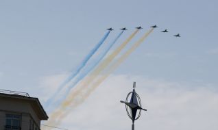 Military parade for Independence Day in Kyiv