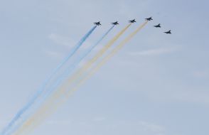 Military parade for Independence Day in Kyiv