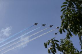 Military parade for Independence Day in Kyiv