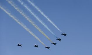 Military parade for Independence Day in Kyiv
