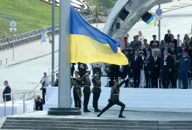 Independence Day parade in Kiev