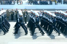 Military parade for Independence Day in Kyiv