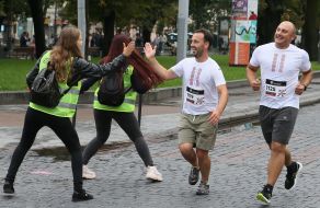 Забег в вышиванках во Львове