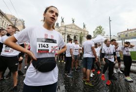 Забег в вышиванках во Львове