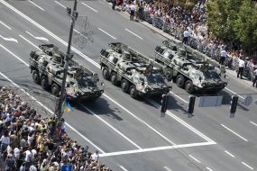 Military parade for Independence Day in Kyiv