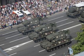 Military parade for Independence Day in Kyiv