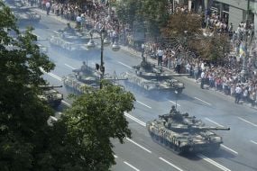 Military parade for Independence Day in Kyiv