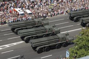 Military parade for Independence Day in Kyiv