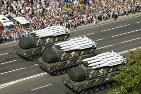 Military parade for Independence Day in Kyiv
