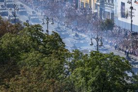 Military parade for Independence Day in Kyiv