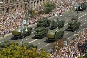 Military parade for Independence Day in Kyiv