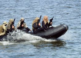 River parade on the Dnieper to Independence Day