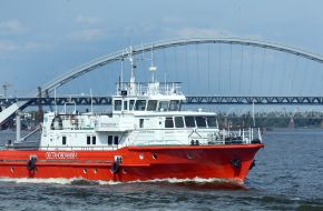 River parade on the Dnieper to Independence Day