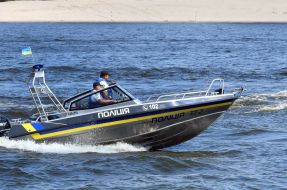 River parade on the Dnieper to Independence Day