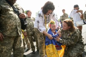 March of Defenders of Ukraine in Kyiv